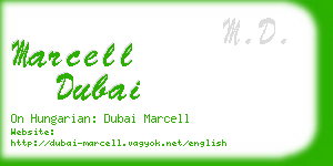 marcell dubai business card